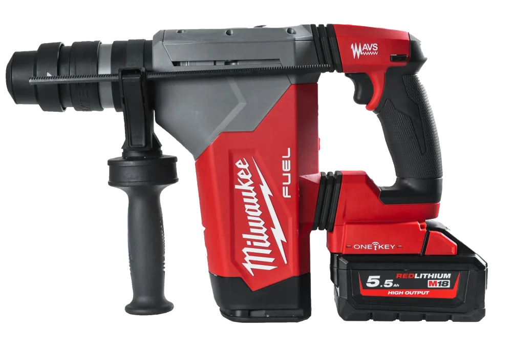Milwaukee M18 ONEFHPX-552X Borrhammare med batteri och laddare