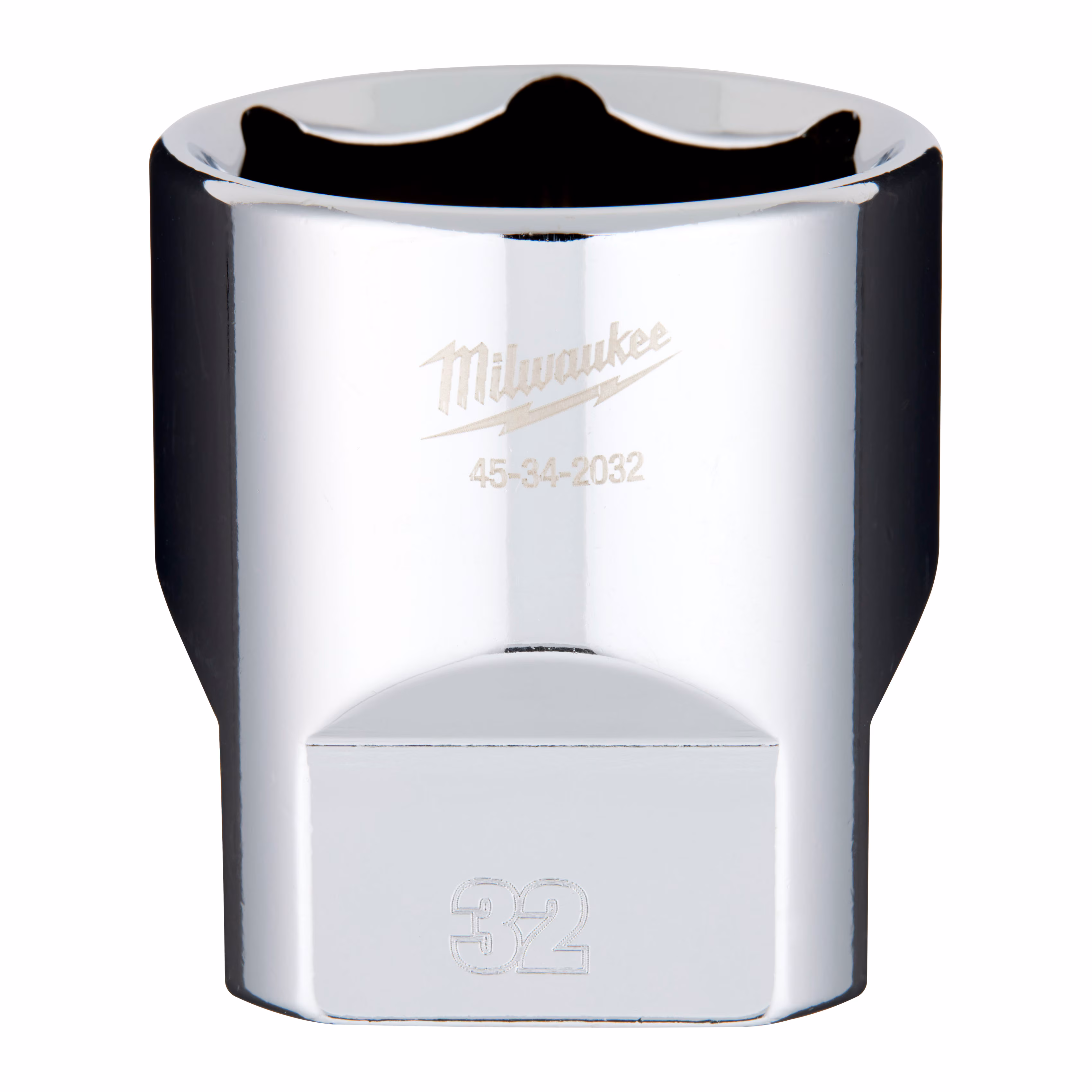 Kjøp Milwaukee Sekskantshylse med fire flate sider, 1/2", 32 mm