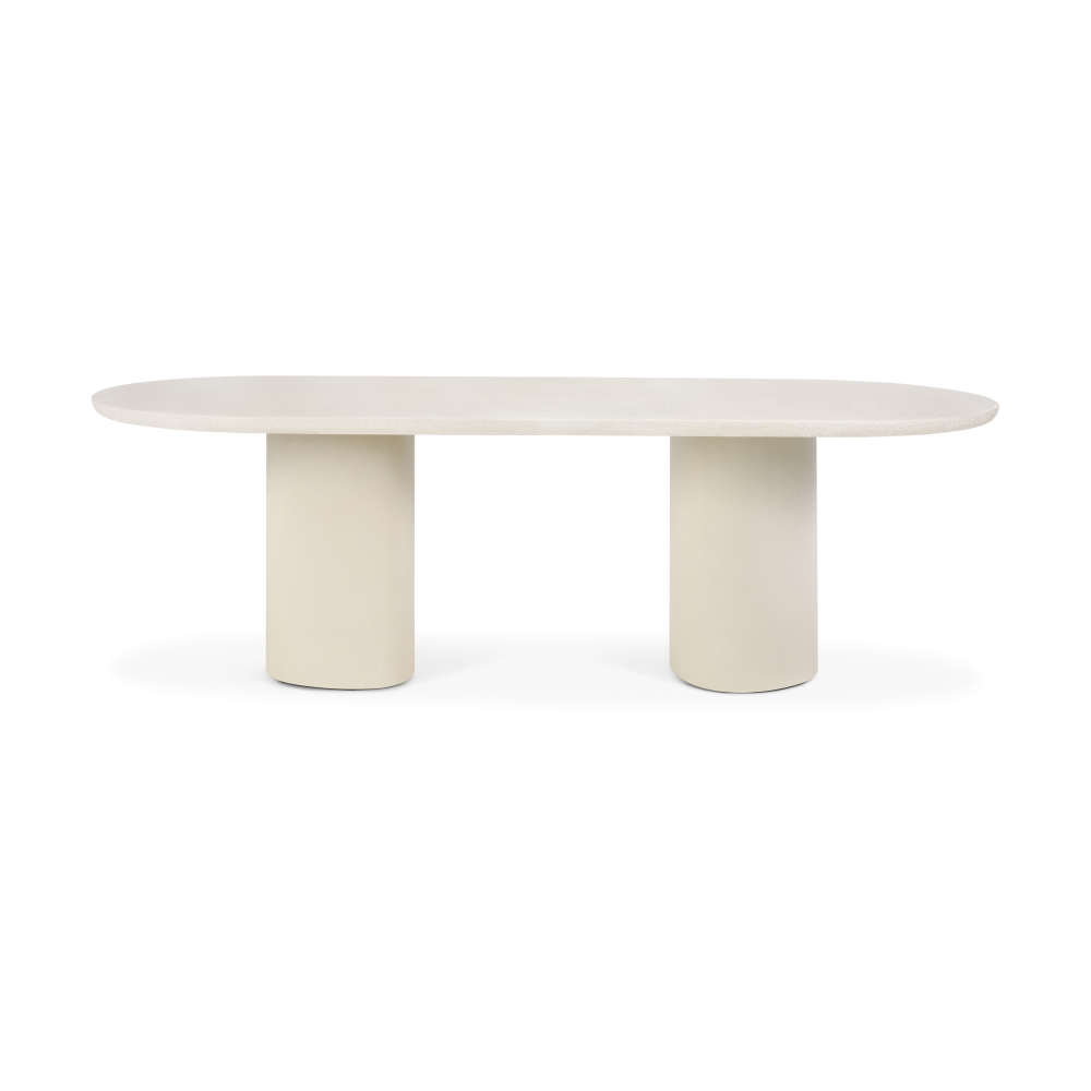 Elements Oblong matbord, Off white