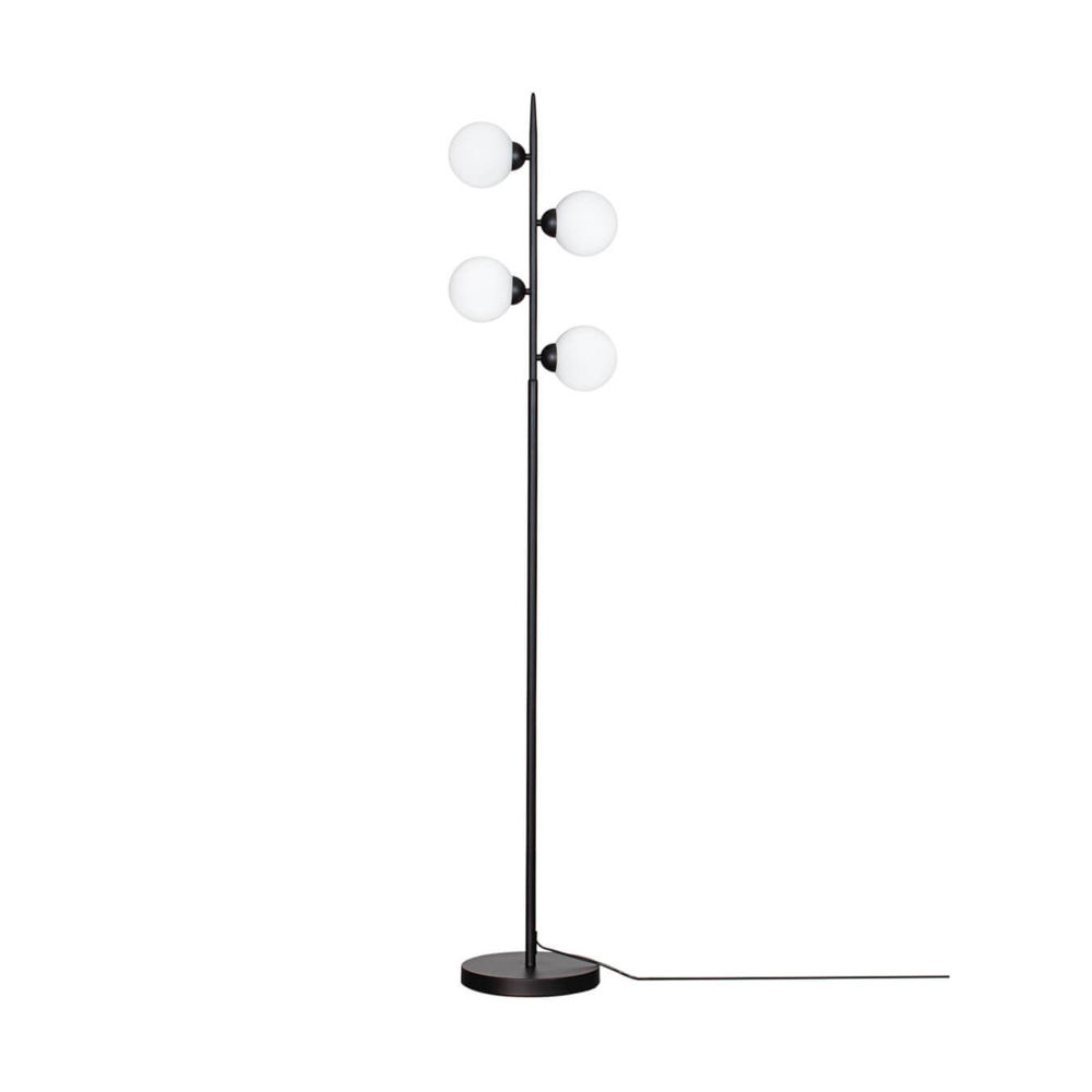 Punto golvlampa 160 cm, Matt svart