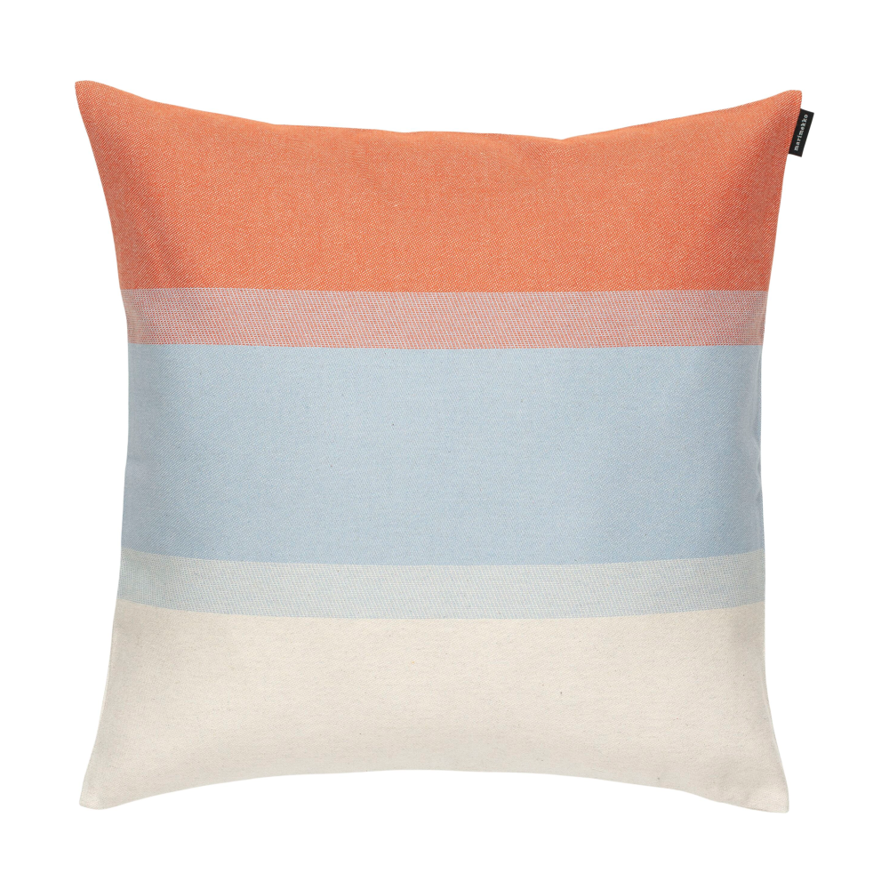 Hennika kuddfodral 50x50 cm, Orange-white-Light blue