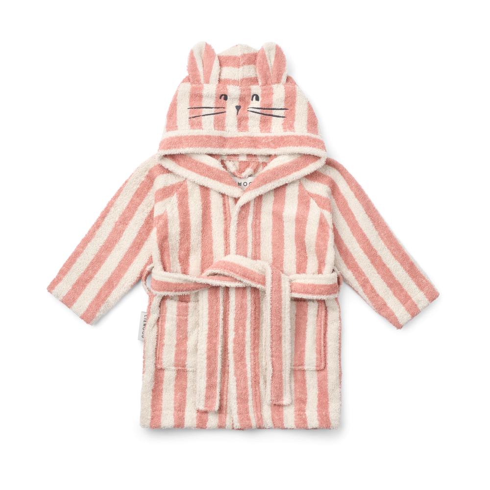 Lily badrock coral blush creme de la creme stripe, 1-2 år