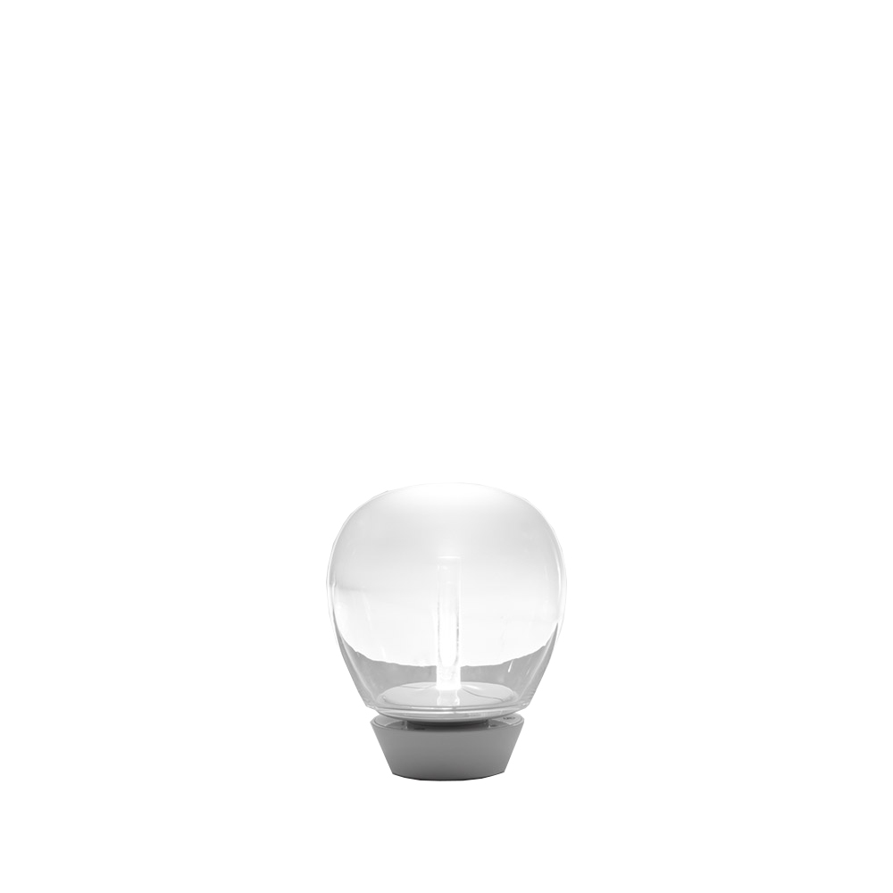 Empatia bordslampa, Smokey transparent (small)