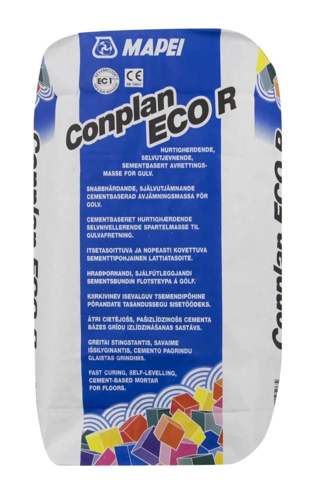 Mapei Conplan ECO R Flytspackel 20 kg, bindetid 2-3 timmar