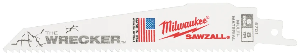 Milwaukee WRECKER Tigersågblad 7/11T, 5-pack 230 mm