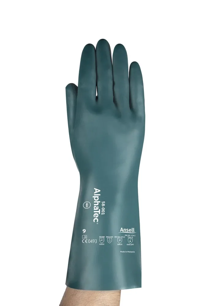 Ansell AlphaTec 58-001 ESD Kemskyddshandske nitril 10