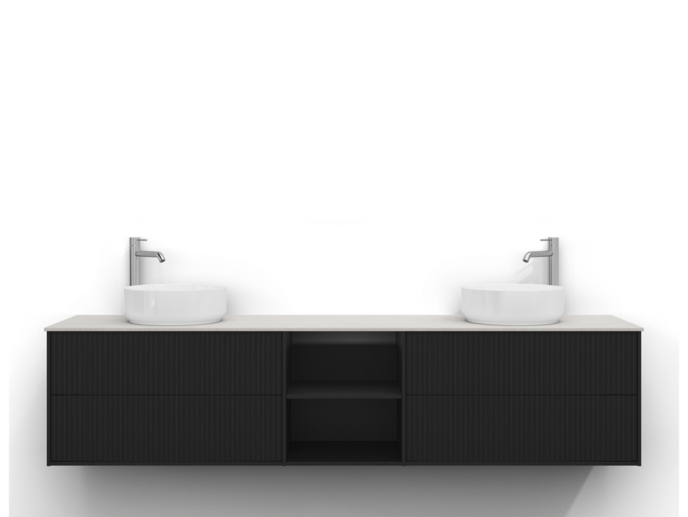 EPOS SVEDBERGS TVÄTTSTÄLLSSKÅP 200SV.ASK 2+0+2L SVL, ASK2+0+2L PUSH 199X45X45CM