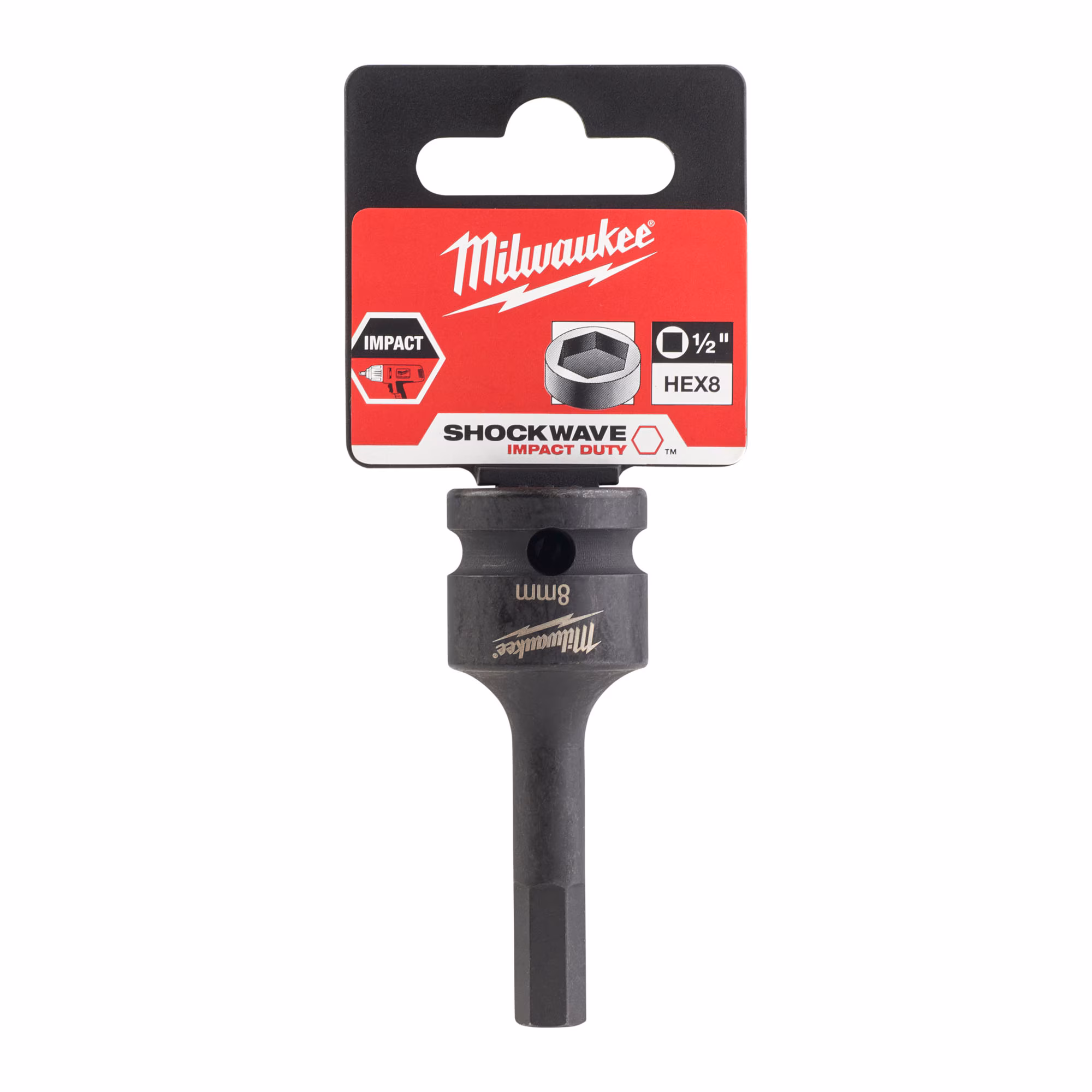 Kjøp Milwaukee Kraftnøkkel innvendig sekskant, 1/2", Hex 8