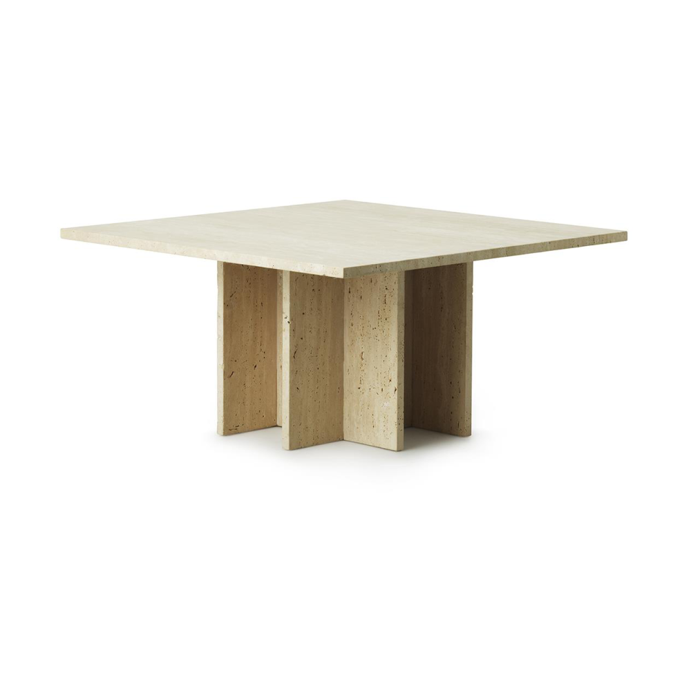 Edge soffbord large, Travertine