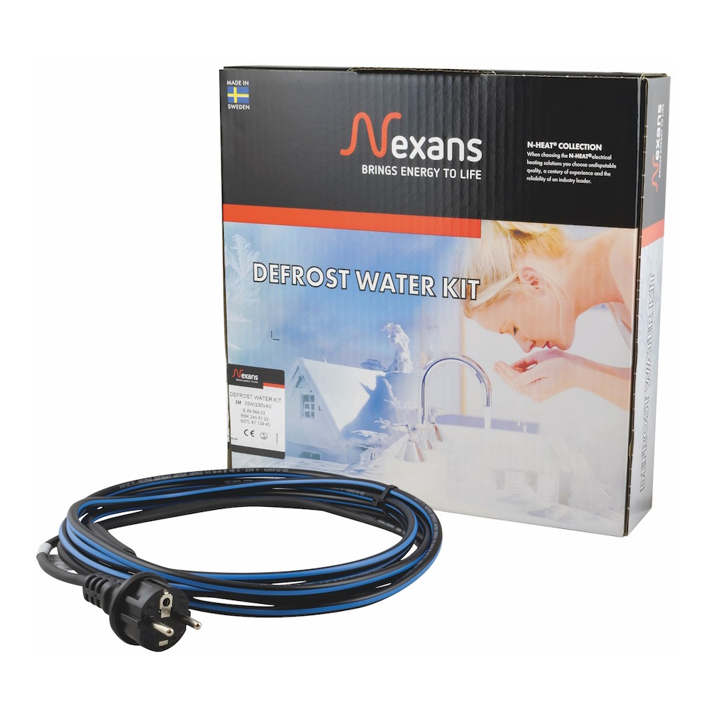 Defrost Water, Värmekabel För Frostskydd, 3m, Nexans 8956403