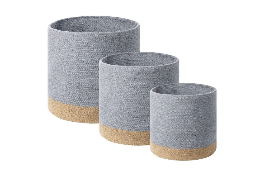Korg Basima set om 3 Beige, grå
