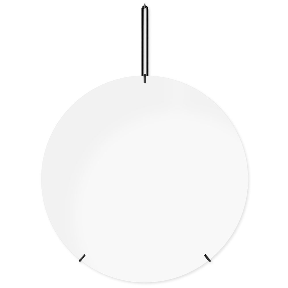 Moebe wall mirror Ø 70 cm, Svart