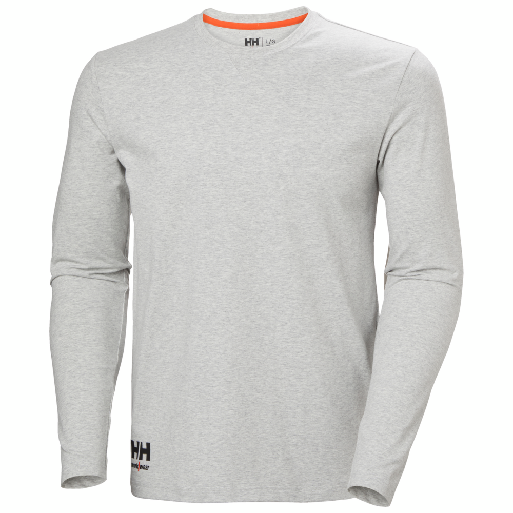 T-SHIRT 79242 EVO LÅNGÄRMAD LJUSGRÅ 4XL