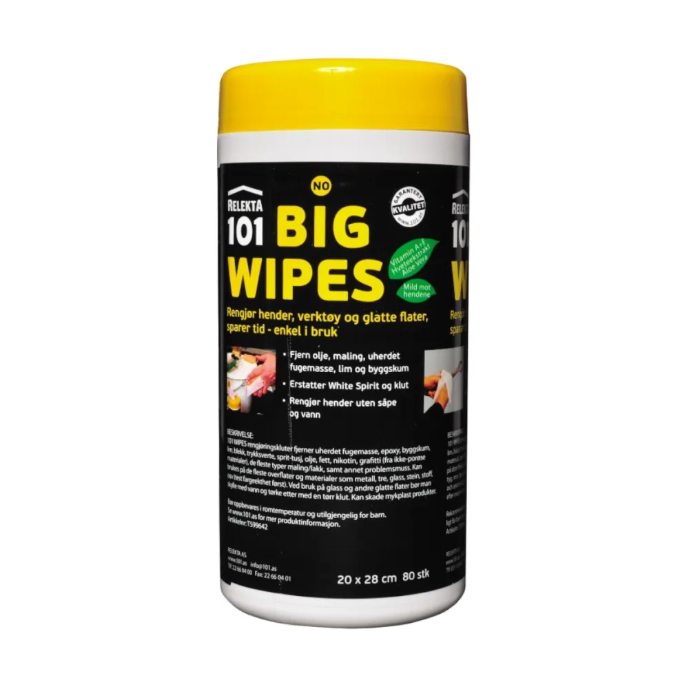 Relekta Rengöringsduk 101 Wipes Big 20x28cm | Snabb Leverans