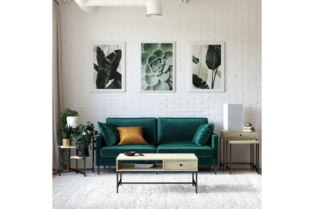 Tamlin Soffbord 102x50 cm Brun
