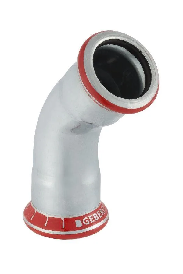 Geberit 1550938 Böj 45°, 2-muff 42 x 42 mm