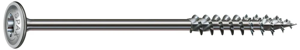 SPAX 0251010802205 Träskruv 8 mm, brickhuvud, wirox 8 x 220 mm, 50-pack