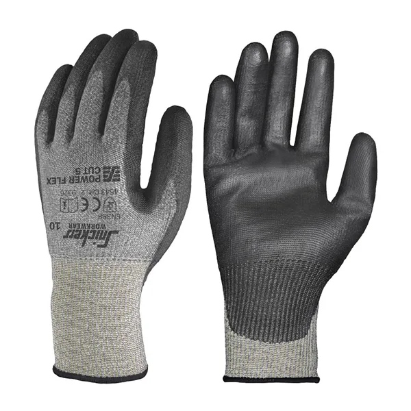 Snickers Workwear 9326 Power Flex Handske stengrå/svart 10