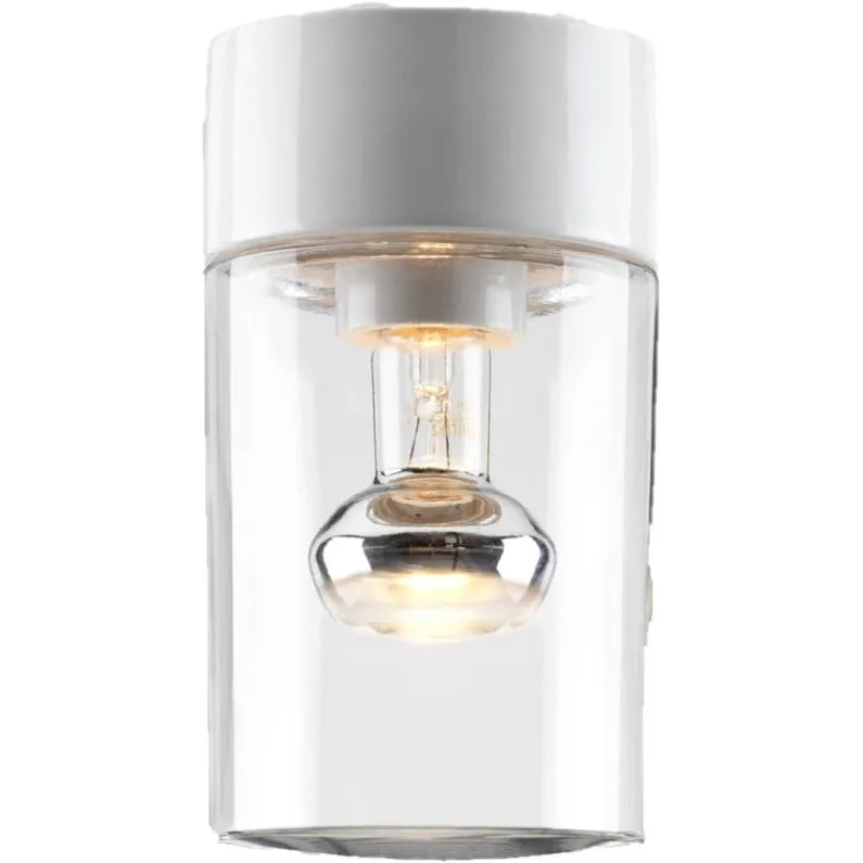 Ifö Electric Opus 120/200 Tak- och väggarmatur E27, klar, grå, 100W