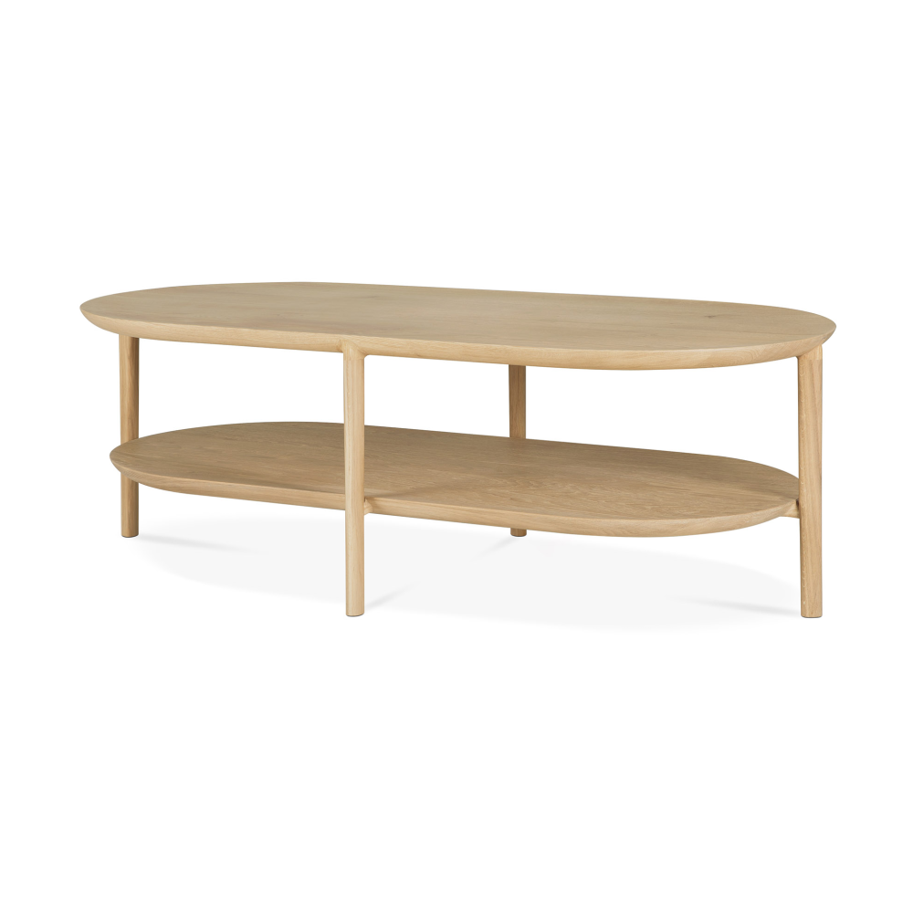 Bok soffbord, Oak, 120x60 cm