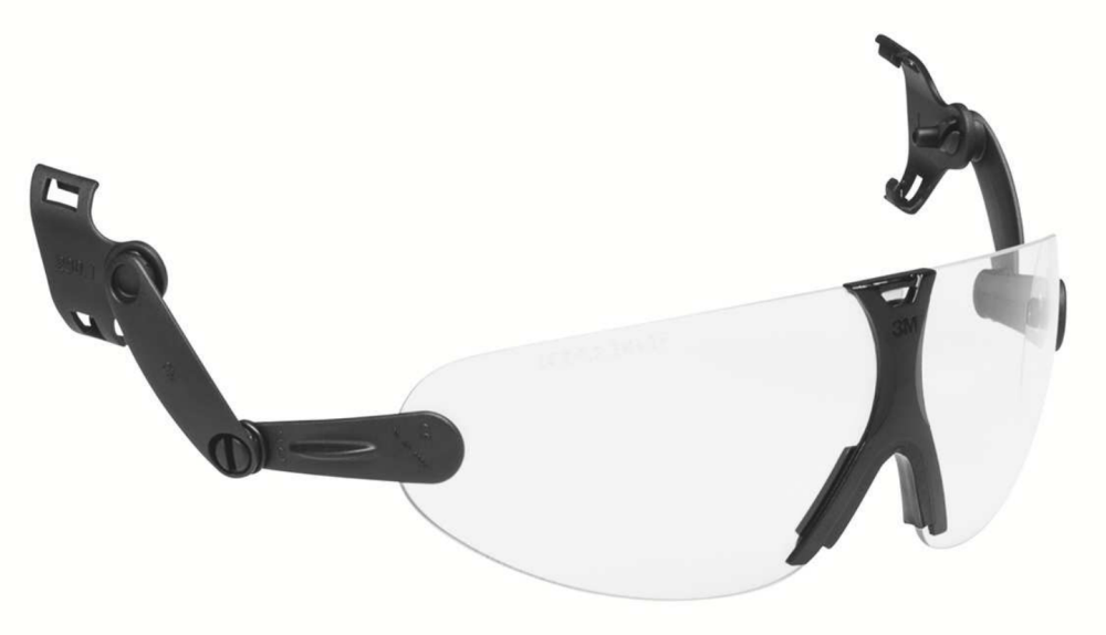 SKYDDSGLASÖGON 3M KLAR V9C HJÄLMINTEGRERADE