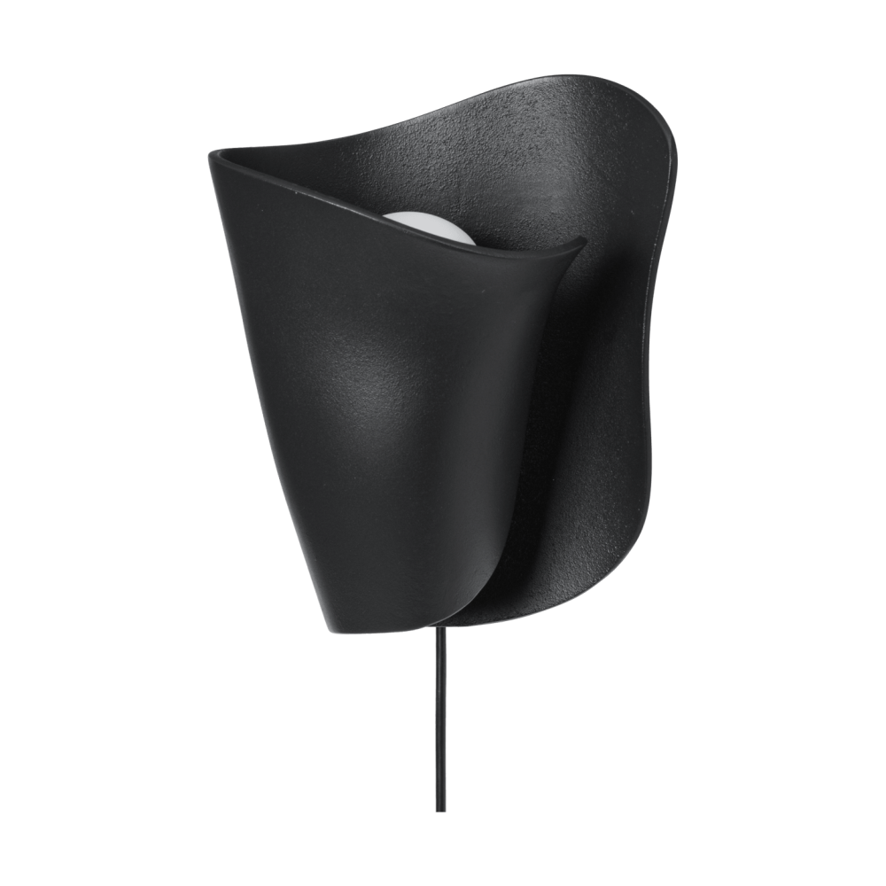Oyster wall sconce vägglampa, Black