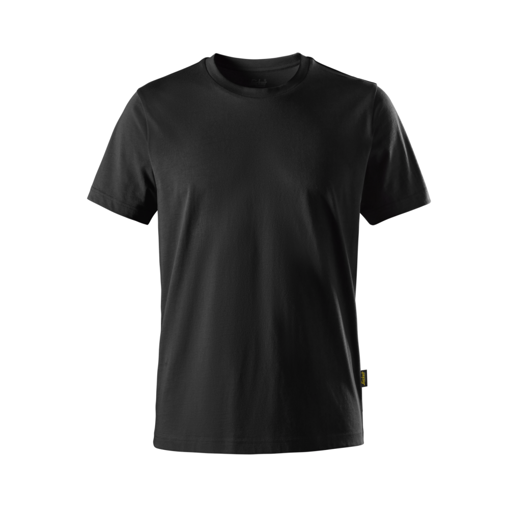 T-SHIRT KLASSISK BOMULL SVART STL 5XL