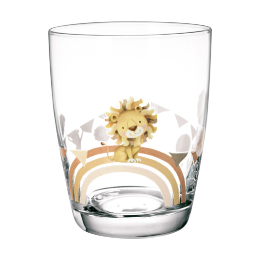 Roar like a Lion dricksglas barn 15 cl 2-pack, Multi
