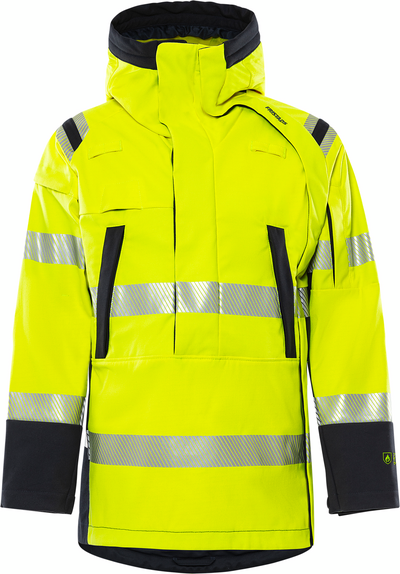 ANORAK 4019 FSS FLAM VARSEL VARSELGUL/MARINBLÅ STL XL