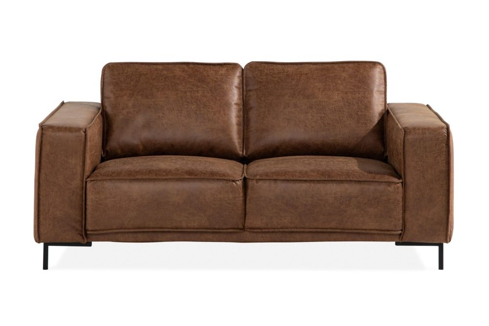 Akron 2-sits Soffa Bondedläder