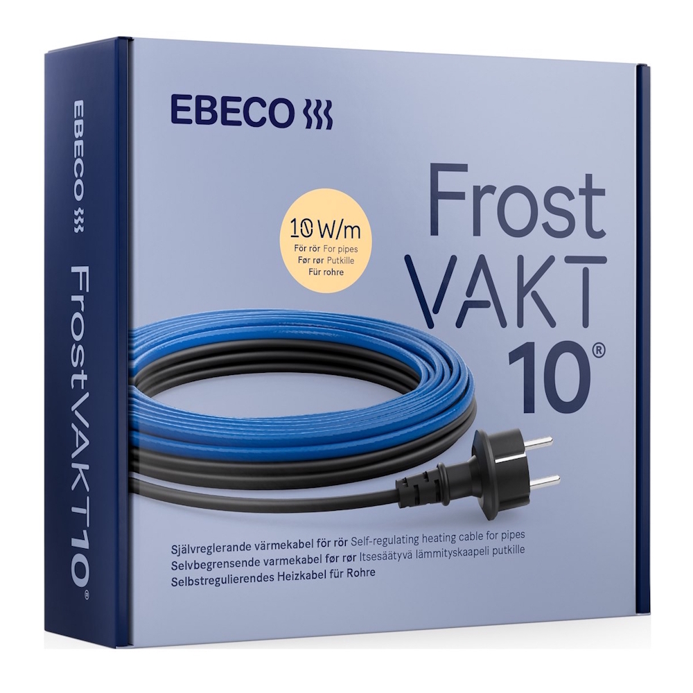 Värmekabel Kit Frostvakt 10 H05RN-F 40m 10W/m 230V Ebeco 8960448