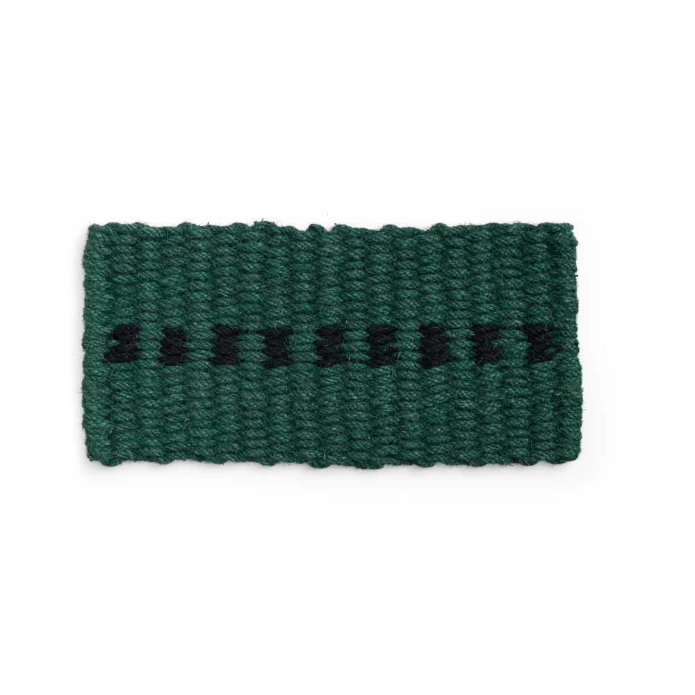 Coco Dot dörrmatta, Dark green-black