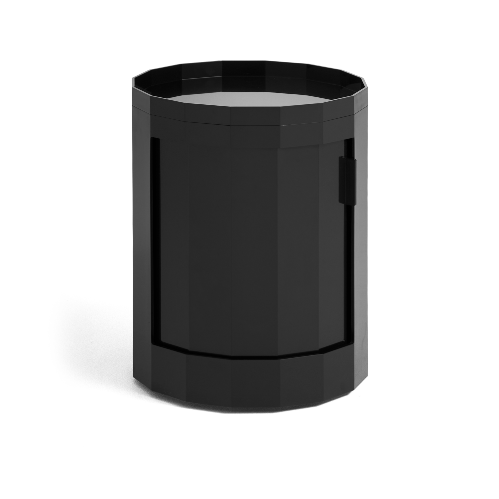 Facet Cabinet low sidobord med fötter-hjul 49 cm, Anthracite