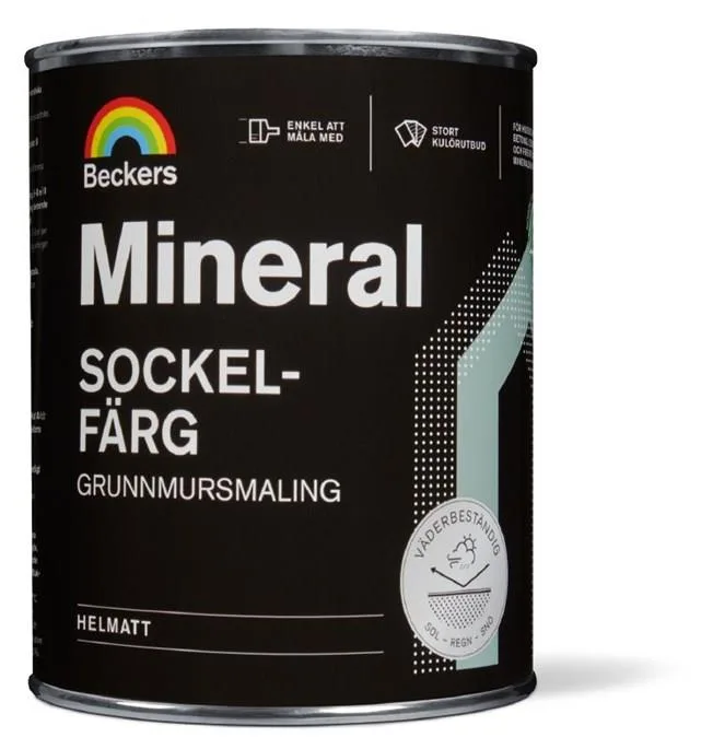 Beckers Mineral Sockelfärg helmatt Valfri kulör