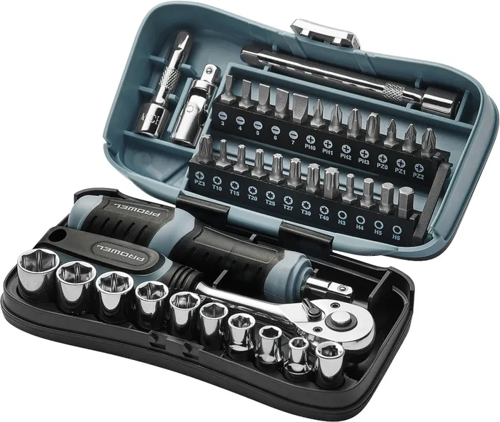 HYLS OCH BITSSET 1/4", 39 DELAR