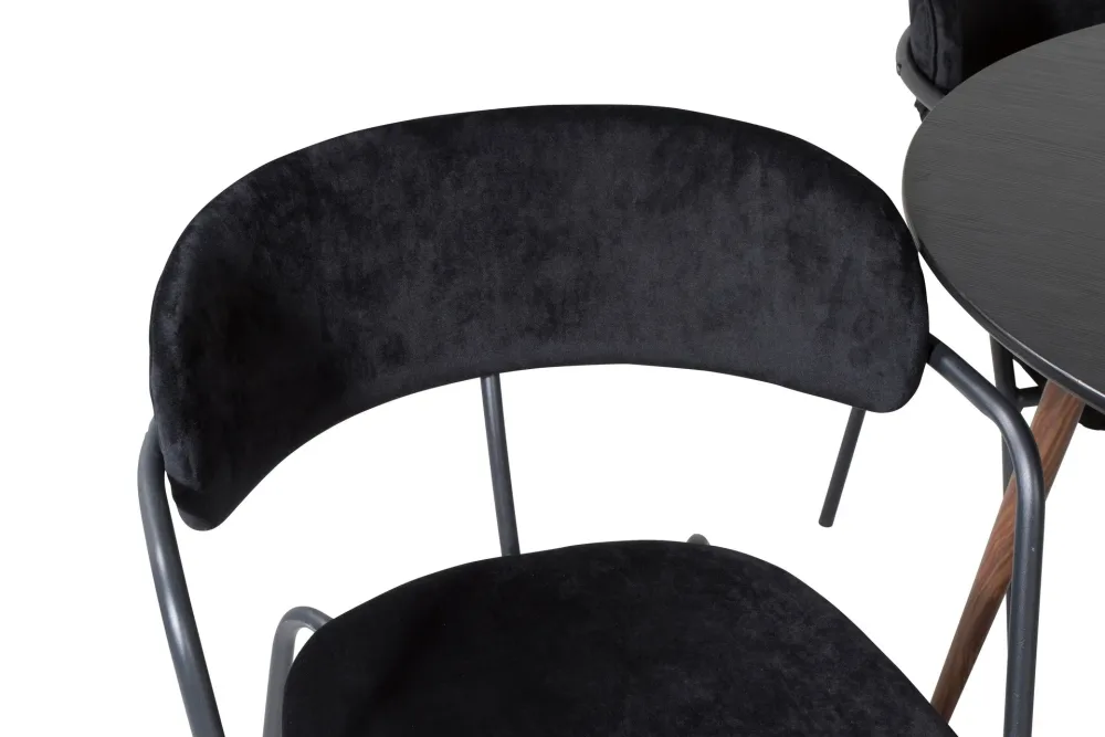 Plaza Matgrupp 100 cm Rund med 4 Arrow stolar