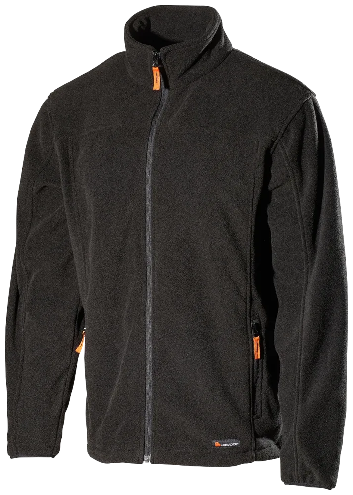 L.Brador 687P Fleecejacka svart 5XL