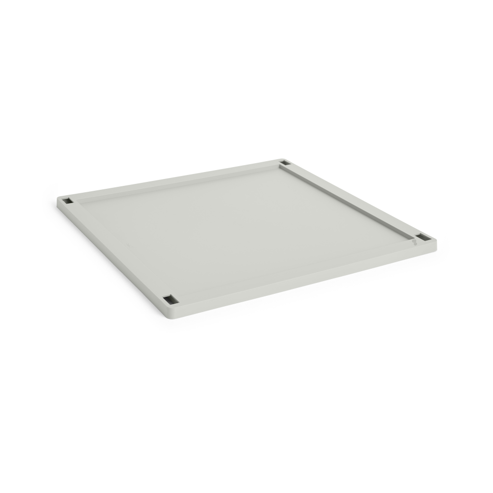 Colour Crate Square lock plastic large, Grey