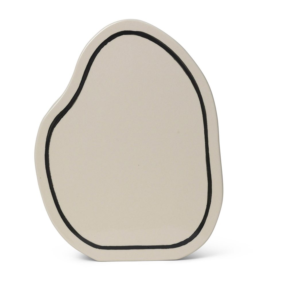 Paste vas rounded 28 cm, Off-white