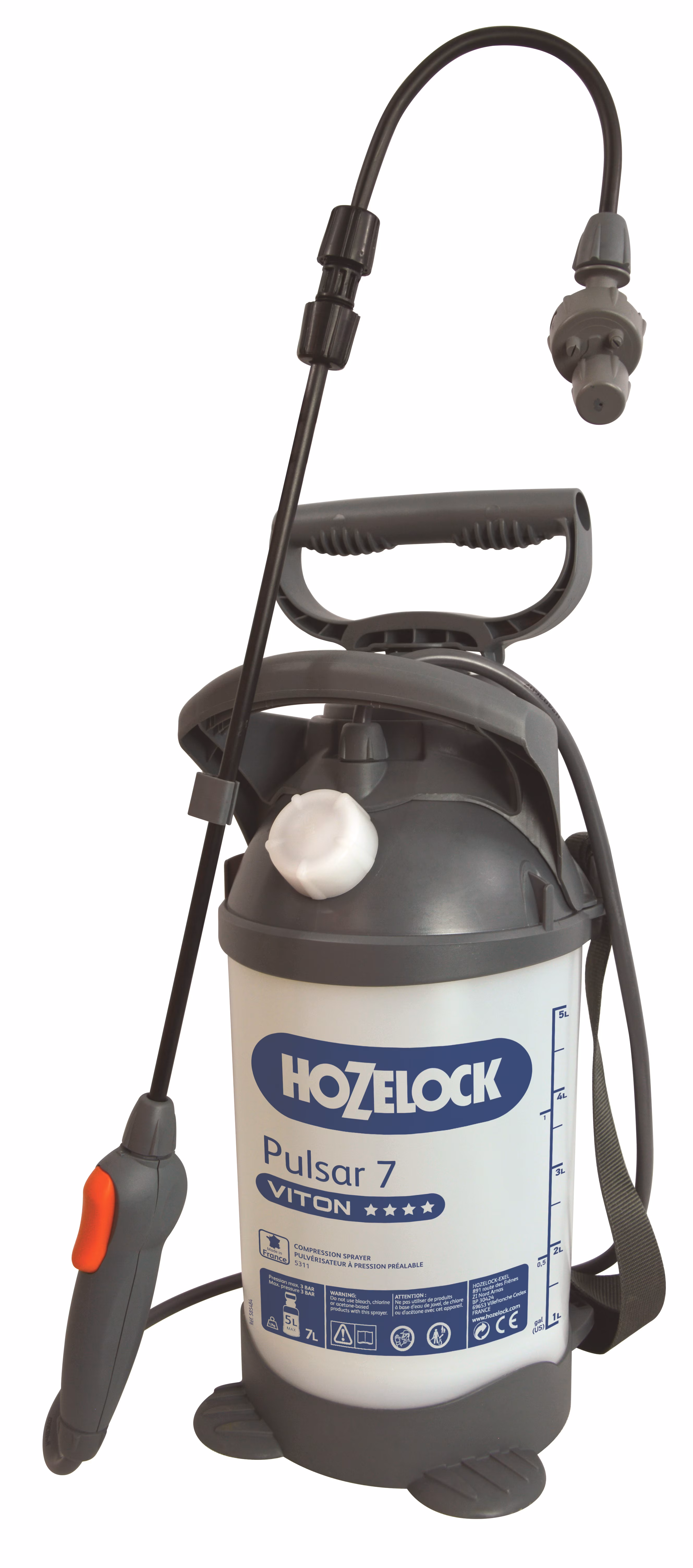 Kjøp Hozelock Trykkpumpe Viton Sprøyte 7 L