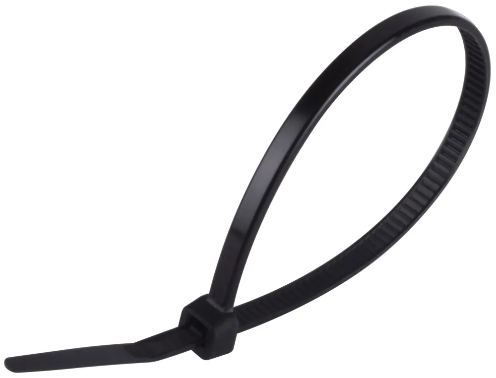 Gelia 050000547 Buntband svart, 20-pack 140 x 3,6 mm