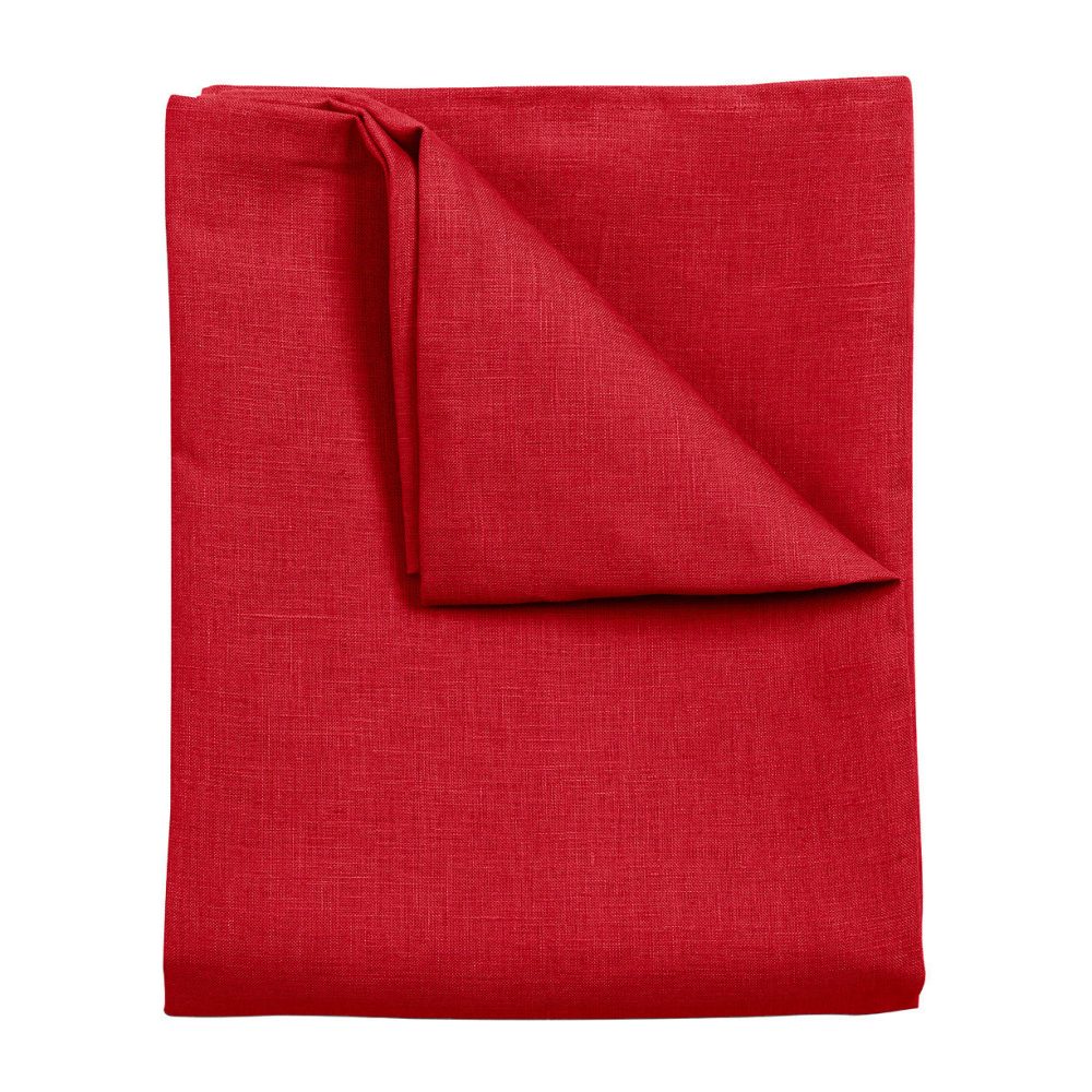 Clean linneduk 145x350 cm, Red