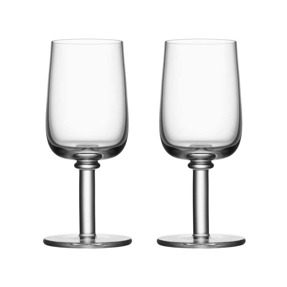 Viva glas på fot 25 cl 2-pack, Klar