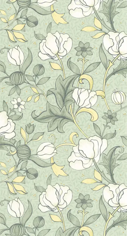 Casadeco - Isabella Vert Amande Arts & Crafts