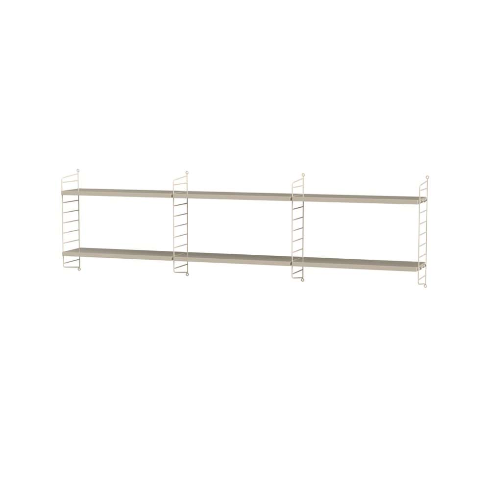 Stringhylla sovrum beige - Kombination E