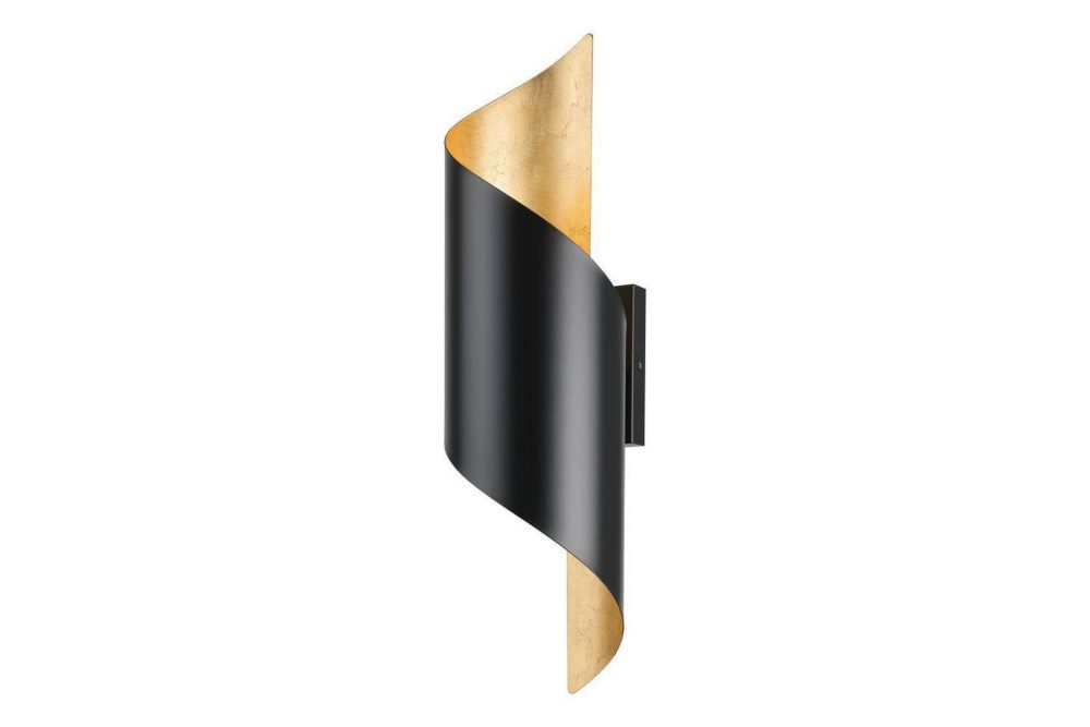 Vägglampa Eglo Jabaloyas Svart/Guld