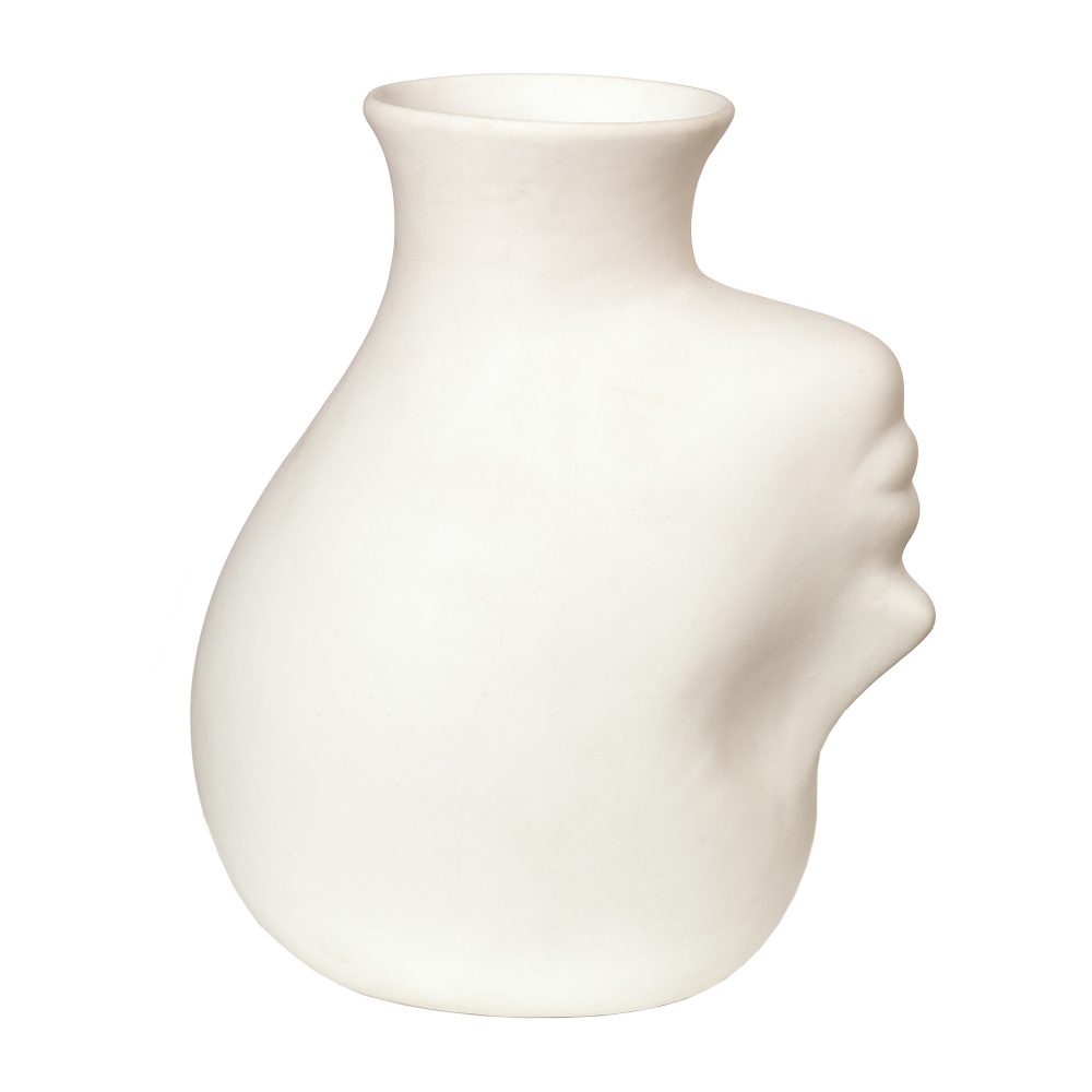 Upside-down head vas 25 cm, Vit