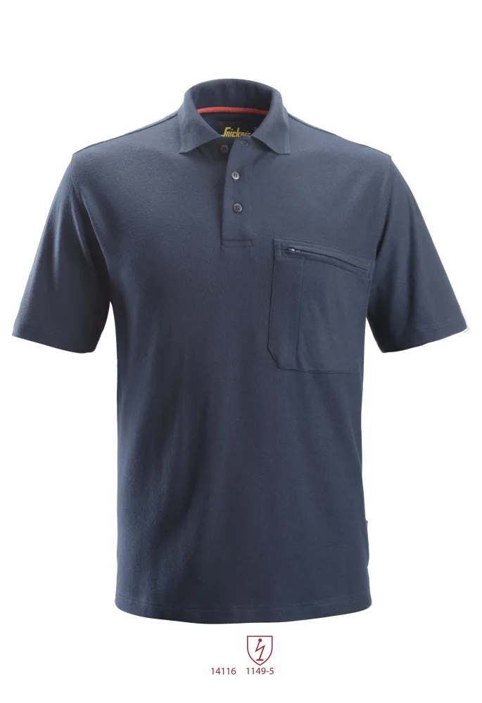 Snickers Workwear 2760 ProtecWork Pikétröja marinblå 3XL