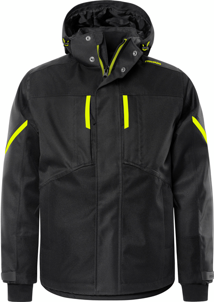 JACKA 4058 VINTER AIRTECH XS SVART/HIVIS GUL GTC