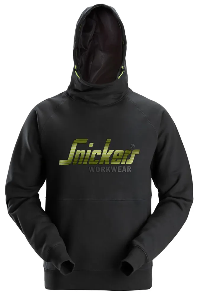 Snickers Workwear 2845-0400 Luvtröja med logga, svart Svart
